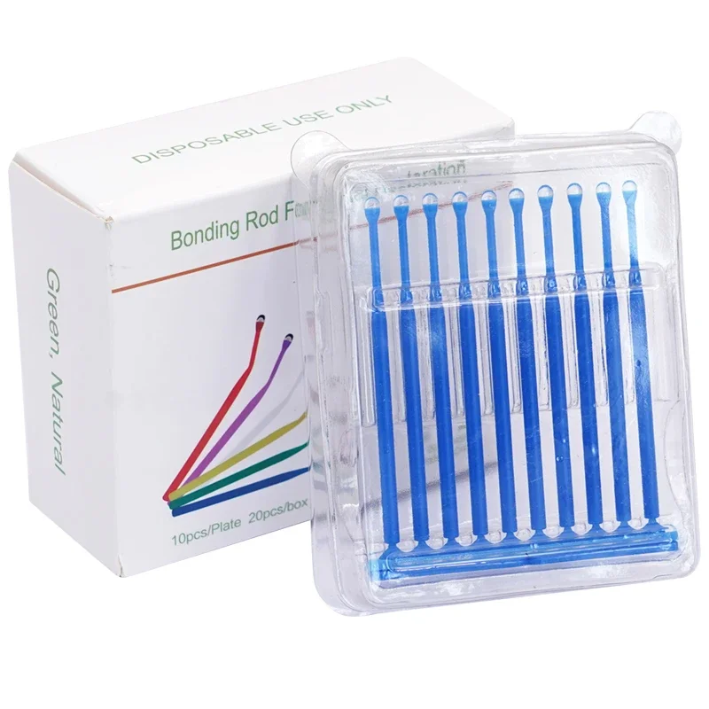 

20pcs Dental Adhesive Tip Applicator Brush Sticks for Tooth Crown Porcelain Veneer Disposable Dental Materials Oral Care