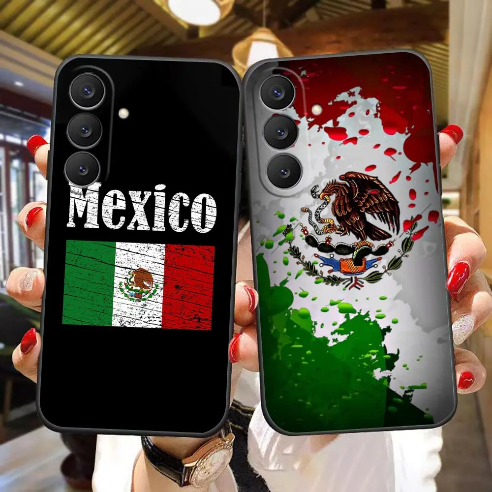 Flag Of Mexico Cover Phone Case For Samsung Galaxy S26 S25 S24 S23 S22 S21 S20 FE Ultra Plus Unique Bumper Silicone Case Shell