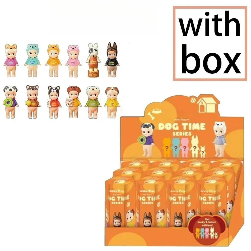 Perro tiempo sueño Animal acción modelo muñecas niños regalos de navidad caja ciega nuevo lindo S Angel Amine Hippers Mini figura caja ciega