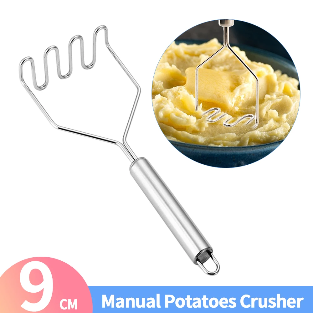 Stainless Steel Potato Mashers Ricers Pressure Mud Puree Vegetable Fruit Press Maker Garlic Presser Kitchen Cooking Tools