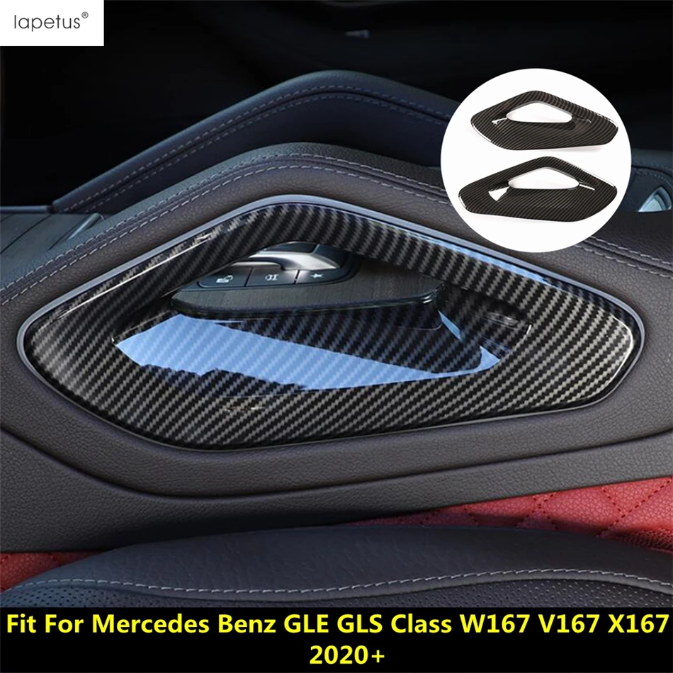 

Center Console Gear shift Box Side Panel Cover Trim For Benz GLE GLS Class W167 V167 X167 2020 - 2022 Carbon Fiber Accessories