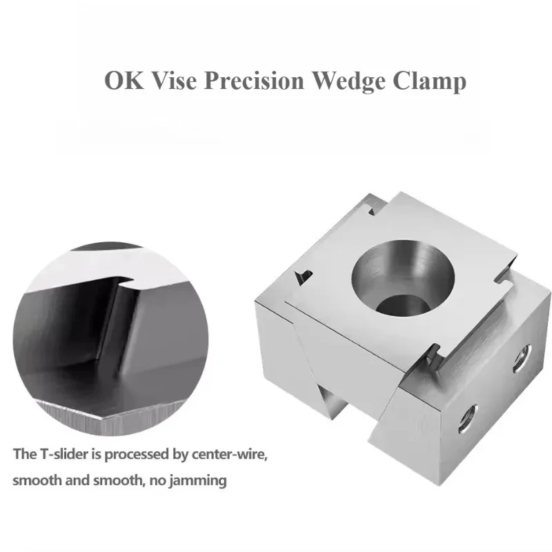 OK Vise Precision Wedge Clamp M6 M8 M10 M12 Single-Sided Double-Sided Precision Adjustable Multi-Station Wedge Clamping Block