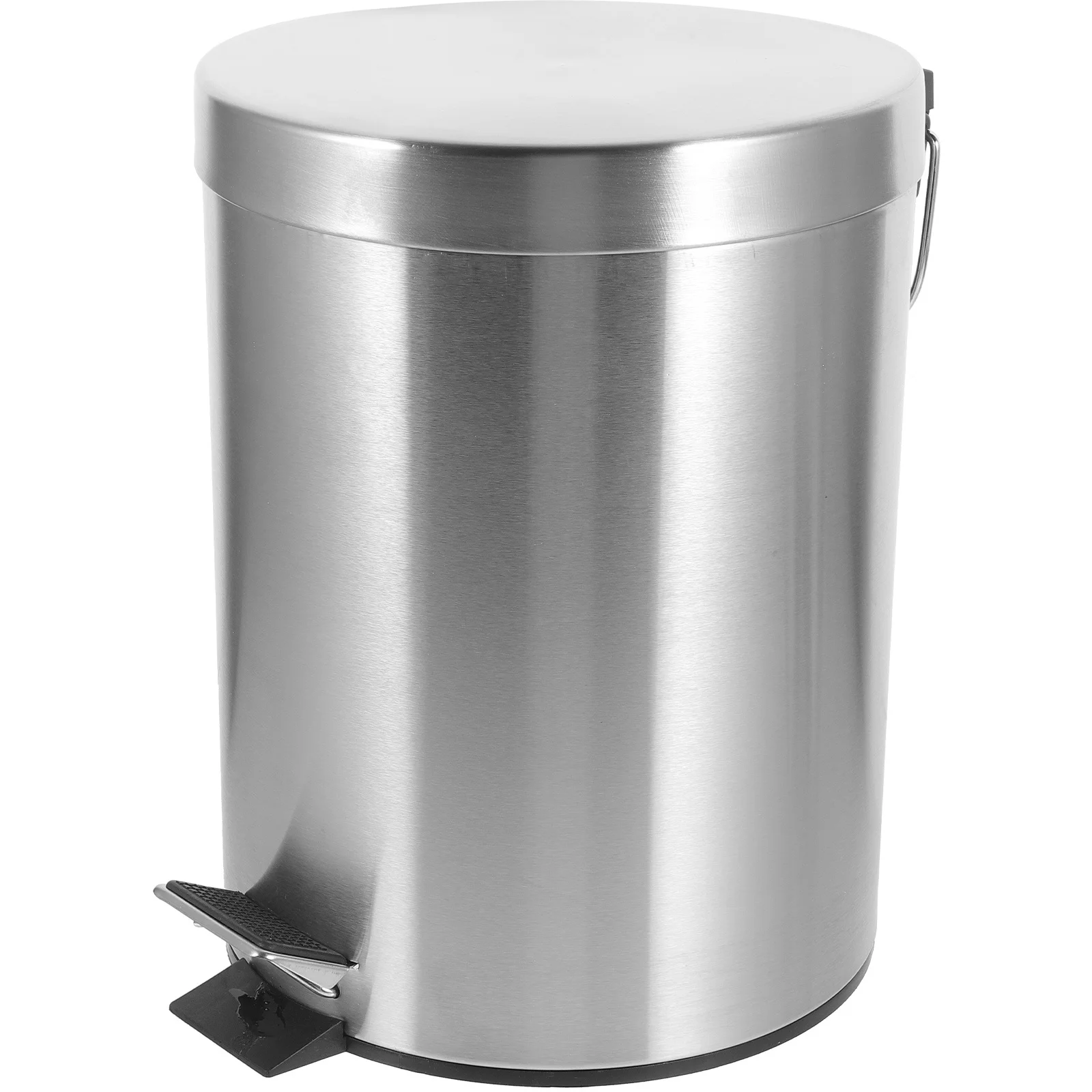 

Stainless Steel Pedal Trash Can with Lid Step Trash Bin for Kitchen Bathroom Office Large Capacity Modern Metal Waste Container