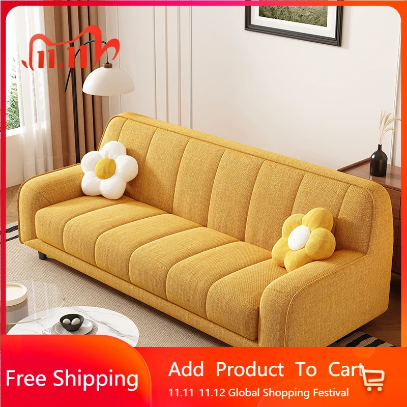 

Elegant Lounge Sofa Classic Armrest Nordic Gaming Luxury Sofa Floor Living Room Cushion Modern Replica Divano Lounge Furniture