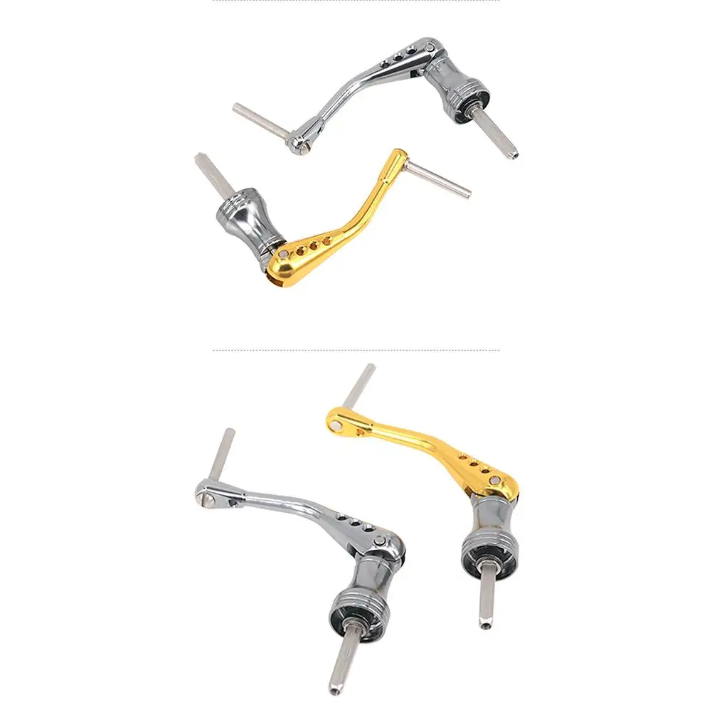 Fishing Reel Handle Rocker Arm Seawater-proof 4-angle shaft Stainless Steel CNC Replacement Parts For S Brand Fishing Reels