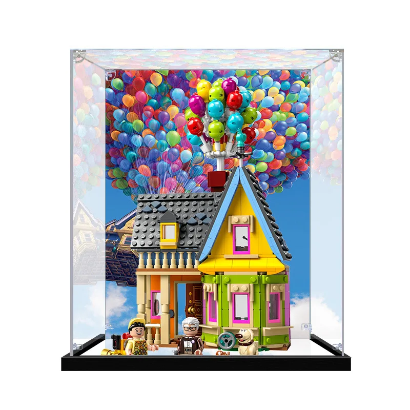 3mm Dustproof Display Box for lego 43217 Up House Flying House Display Case Storage Box Organizer(Lego Set not Included)
