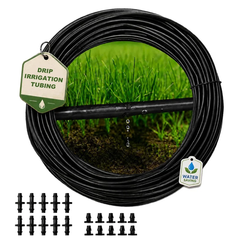 Garden Watering1/4'' Drip Irrigation Kit Automatic Watering System Nozzles for Farmland Bonsai Plant Flower Vegetable Greenhouse