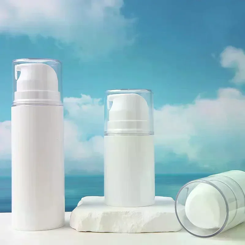 1 pièces 30/50/100ml Portable voyage vide pompe sans air pot distributeur de crème rechargeable étanche bouteille cosmétique conteneur de stockage