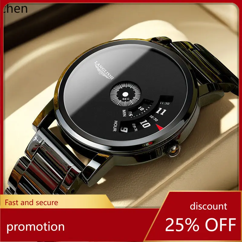 

Новые водонепроницаемые мужские часы Zml - стильные кварцевые наручные часы с большим циферблатом