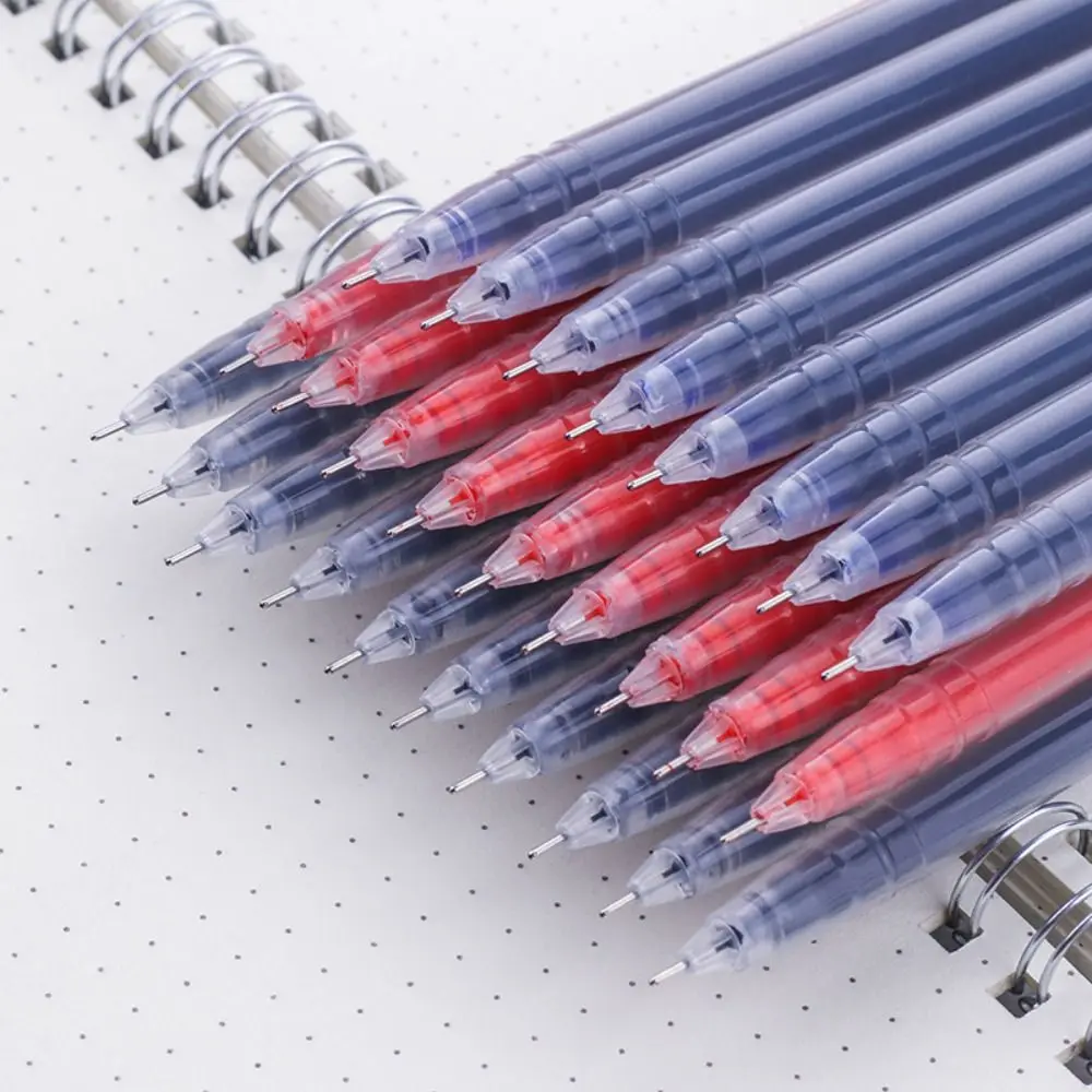 Quick-drying Gel Pen Simple Black/Blue/Red Ink Large-capacity Neutral Pen 0.5mm Pen Tip Signature Pens School Office