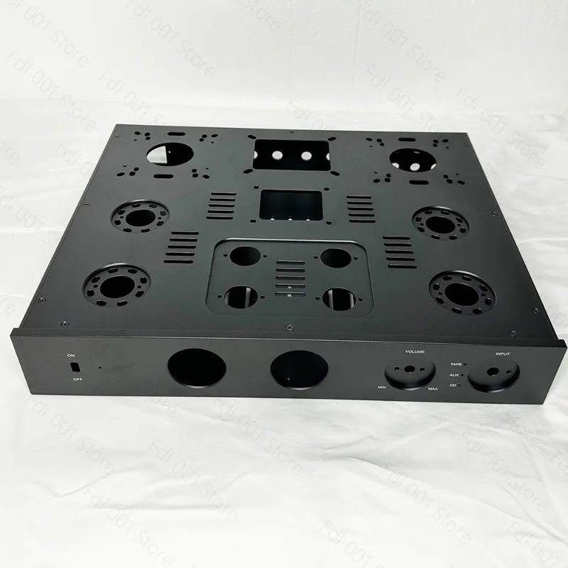 Push-pull Chassis Aluminum Alloy Power  Front Stage Box Fever Audio DIY Chassis All-aluminum Chassis Customized