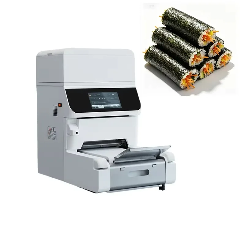 Customized Commercial Stainless Steel Sushi Rice Sheeter Maki Machine High Productivity Electric Sushi Roll Making Nori