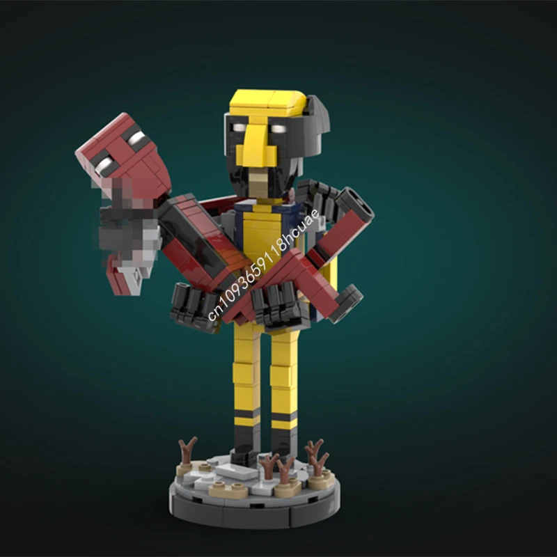 

287 шт. MOC Дэдпулы и росомашки, супергерои, строительные блоки, рождественский подарок, STEM, образовательная сложная модель для самостоятельной сборки