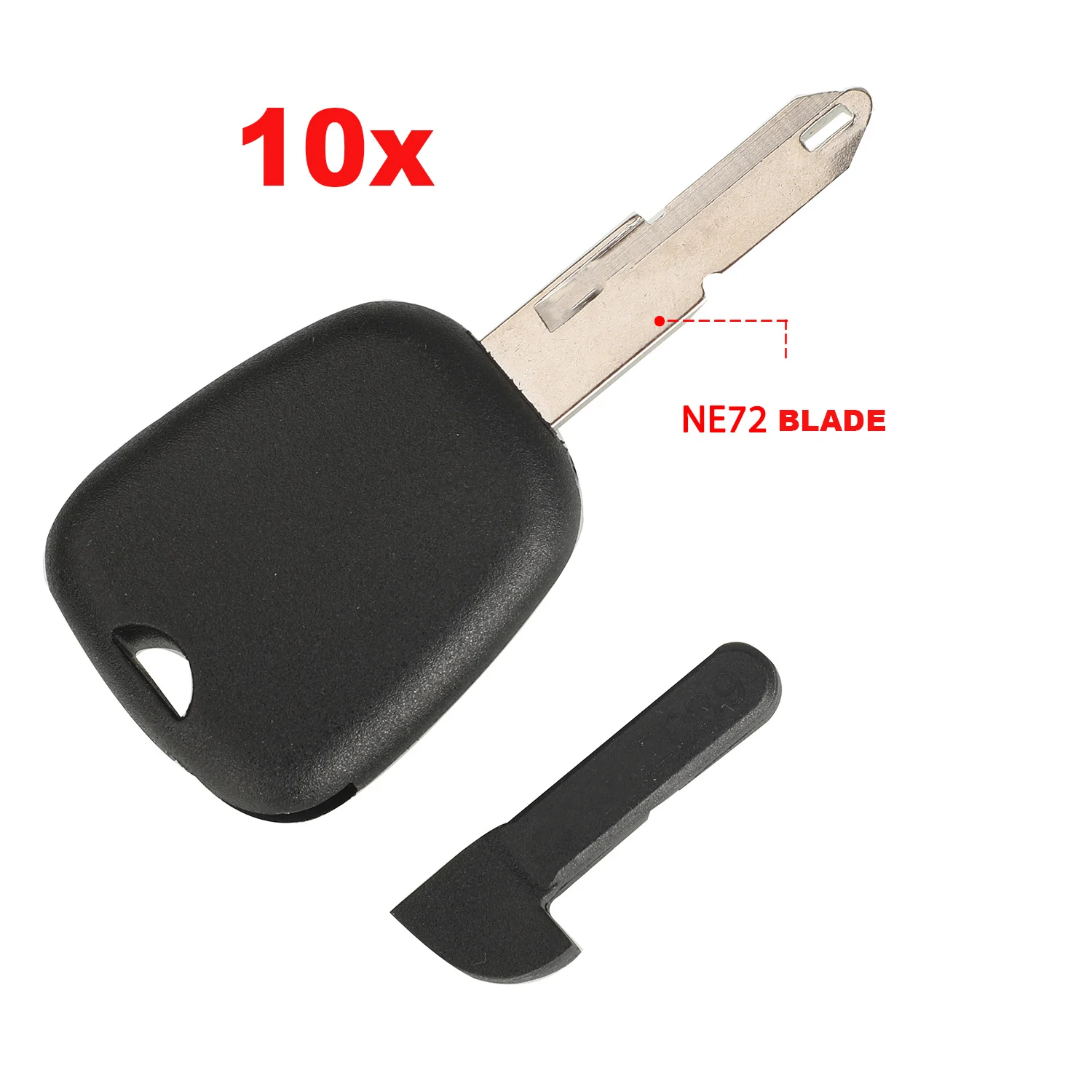 

Jingyuqin 10 шт., чехол для дистанционного ключа автомобиля для Peugeot 106 206 306, для Citroen, без чипа, транспондер, автоматический чехол для ключа, пульт дистанционного управления NE72