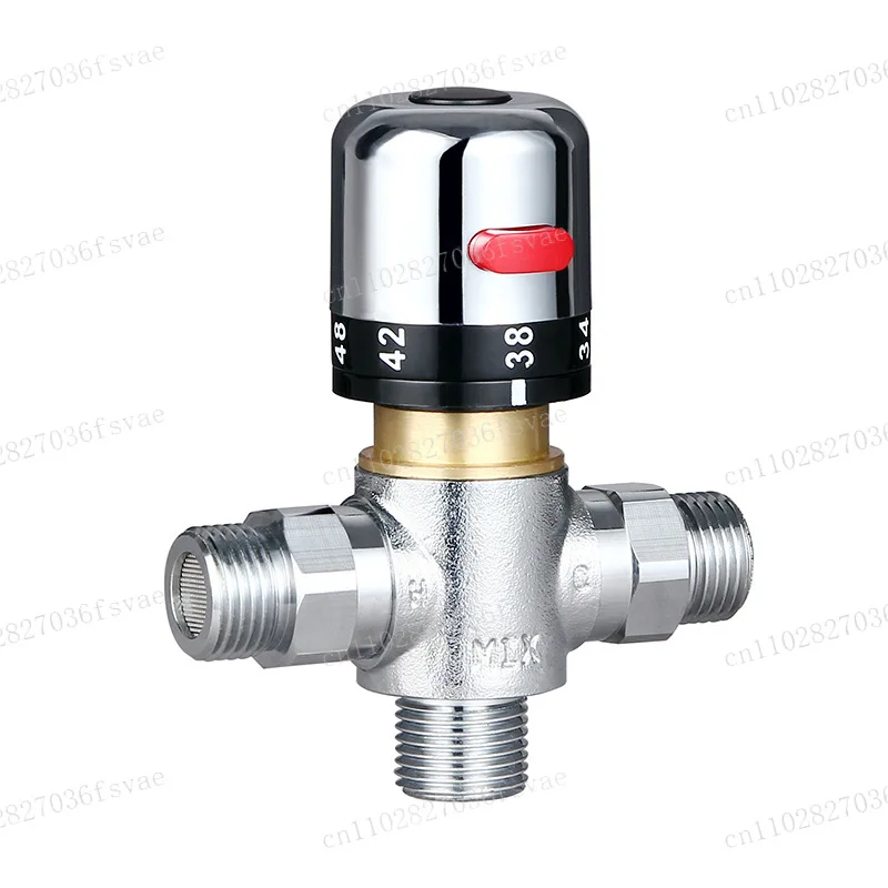 

Brass Constant Temperature Mixing Valve 4/6 Points Temperature Control Valve,cold Water Temperature Control Pipeline Valve