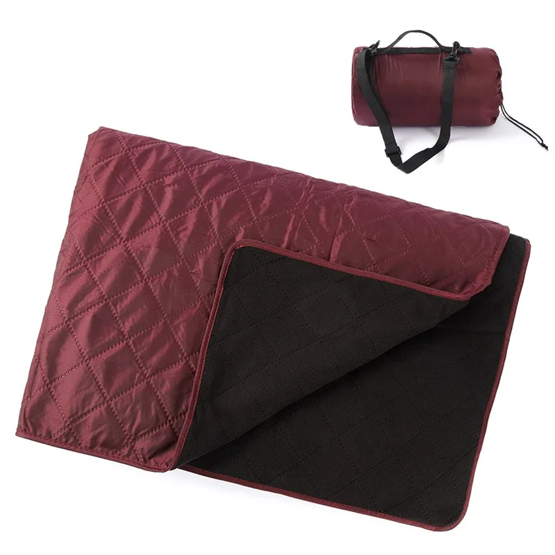 For Fleece Picnic Mat Portable Outdoor Camping Blanket Enlarged Thickened Moisture-proof Mat Multi-function