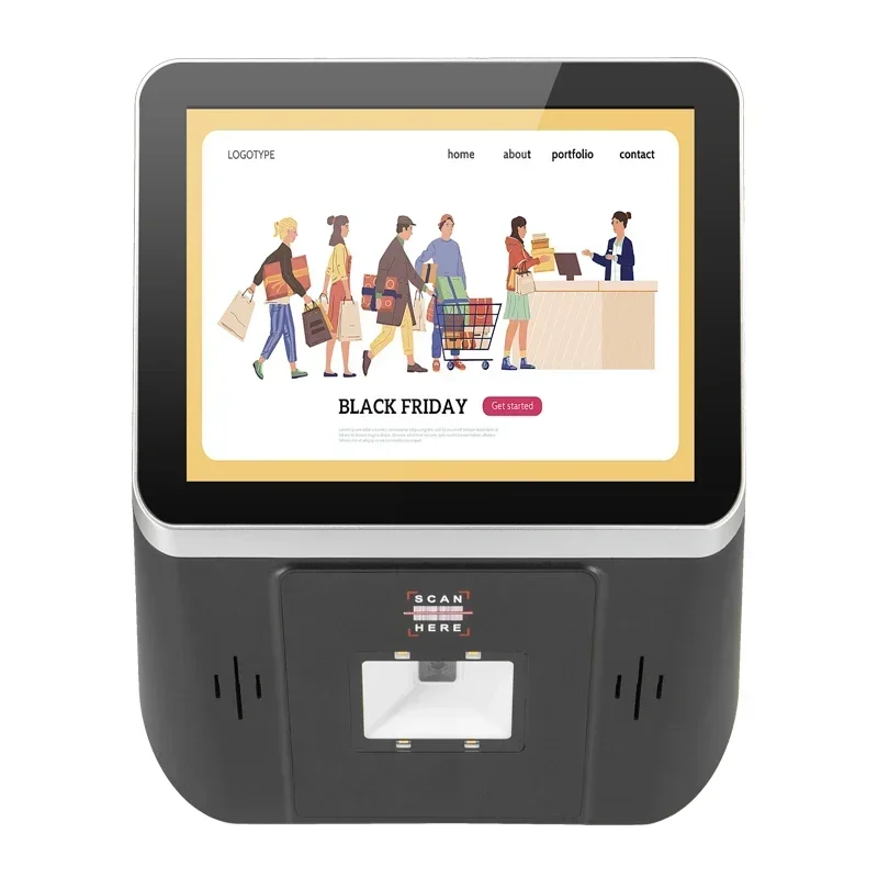 2026/2023 New model Factory direct sale 8inch Plastic All in One cash register price checker