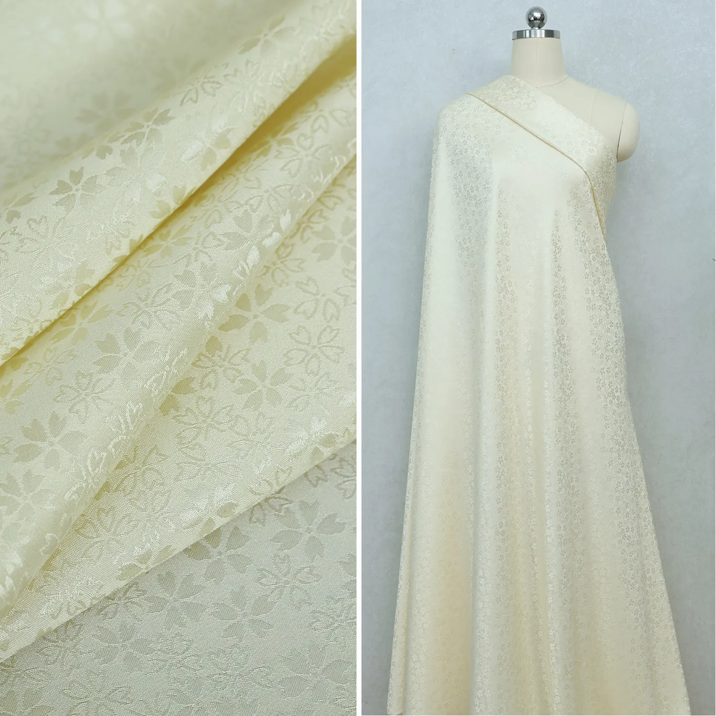 High Quality Silk Color Enear Silk Silk Silk Silk Chinese Traditional Costume Tea Clothing Cheongsam Cloth Fabric