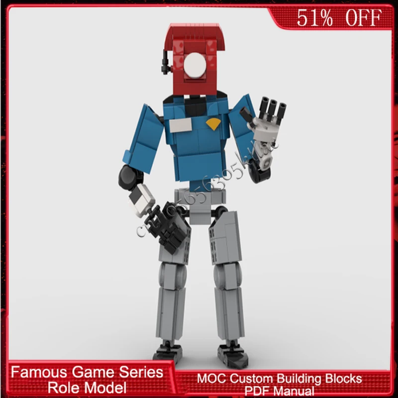 

325 PCS Popular Game Character Series Signal Operator MOC Customize Modular Building Block Creative Brick DIY Holiday Toy Gifts