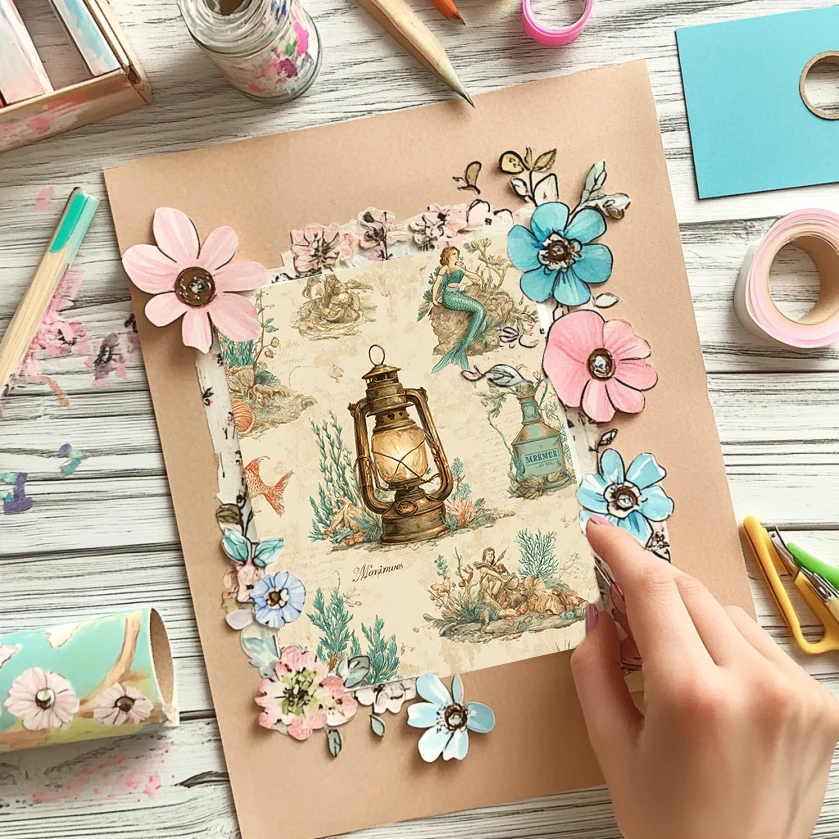 36 Sheets 6"x6" Scrapbook Paper: Minimalist Line/Geometric Prints for Scrapbooking, Origami & Modern Planner .