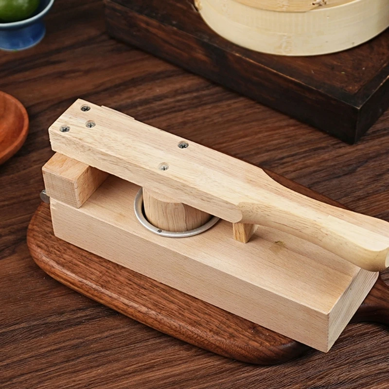 Practical Mochi Maker Convenient Kitchen Embosser Tool Practical Thick Dough Press for Traditional Snacks