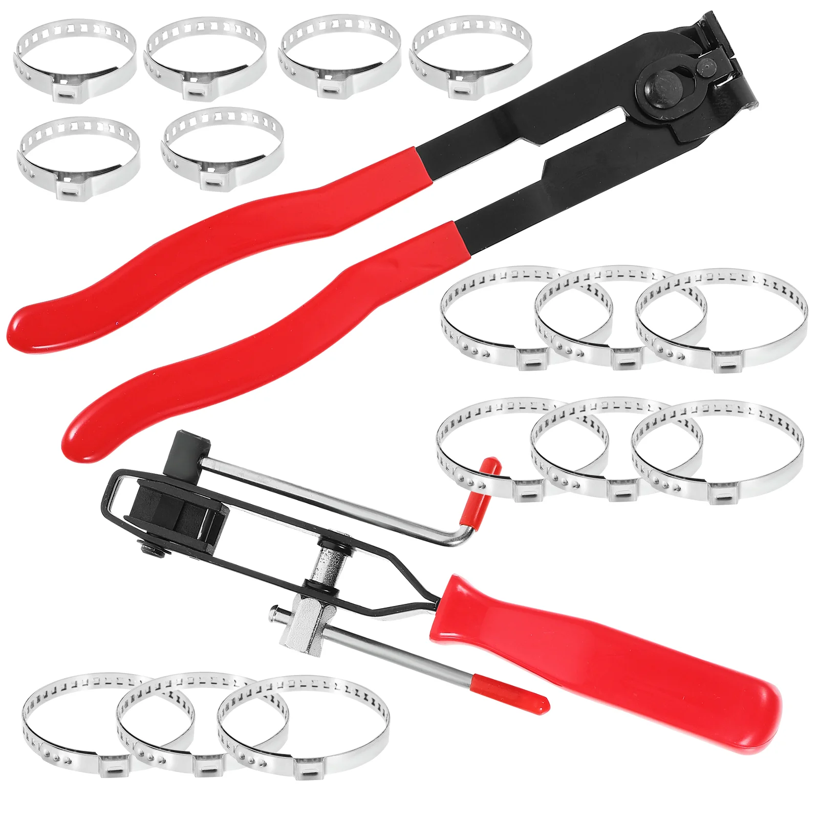 

32 Pcs Binding Clamp Tool For Atv Removal Repair Tools Metal Automobile Collar Pliers Car Banding Kit Boot Clamps Hose