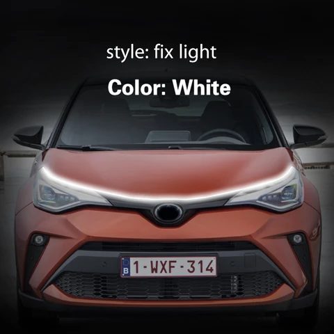1 шт. светодиодные ДХО для Toyota C-HR CHR 2014-2022, дневные ходовые огни, задние противотуманные фары, декоративные атмосферные лампы 12В