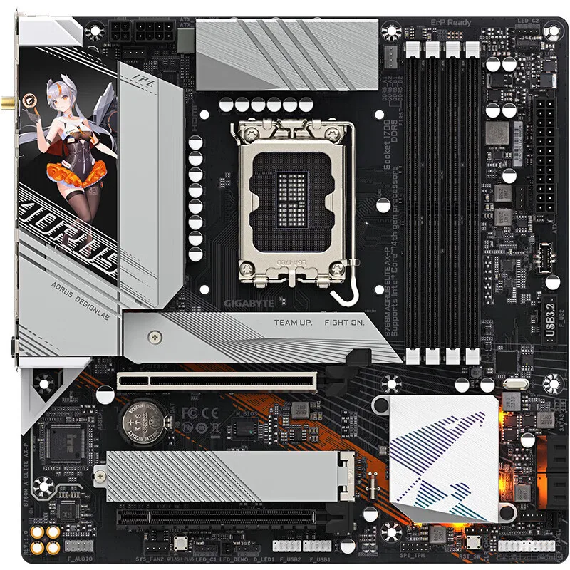 Gigabyte B760M AORUS ELITE AX-P computer main board DDR5 for 12/13/14 generation CPU - Image 5