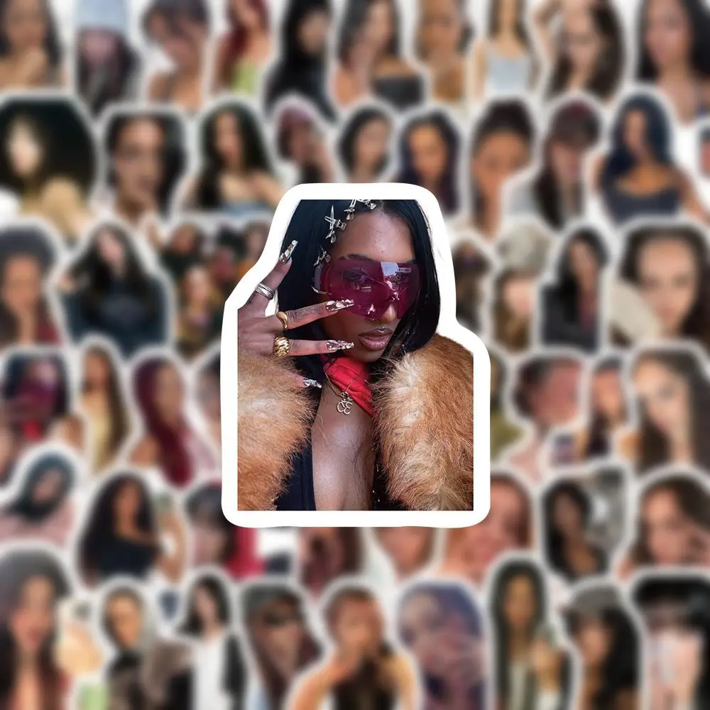 100 قطعة/المجموعة Kpop KATSEYE ملصقات PVC مقاوم للماء ذاتية اللصق ملصق الديكور دفتر مائي لارا مانون ميغان المشجعين هدية #6