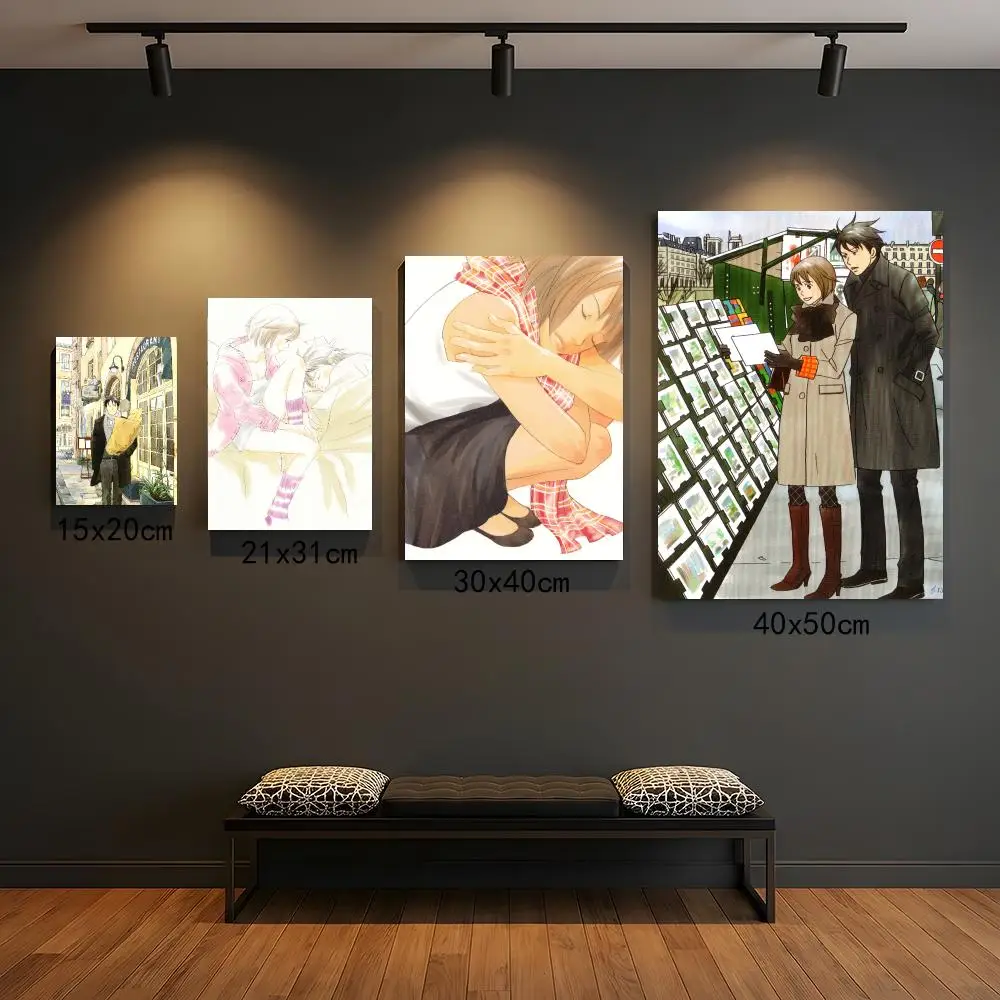 anime N-Nodame Cantabile-E Painting Calligraphy Boho Botanical Decor for Living Room  Elegant Home Style