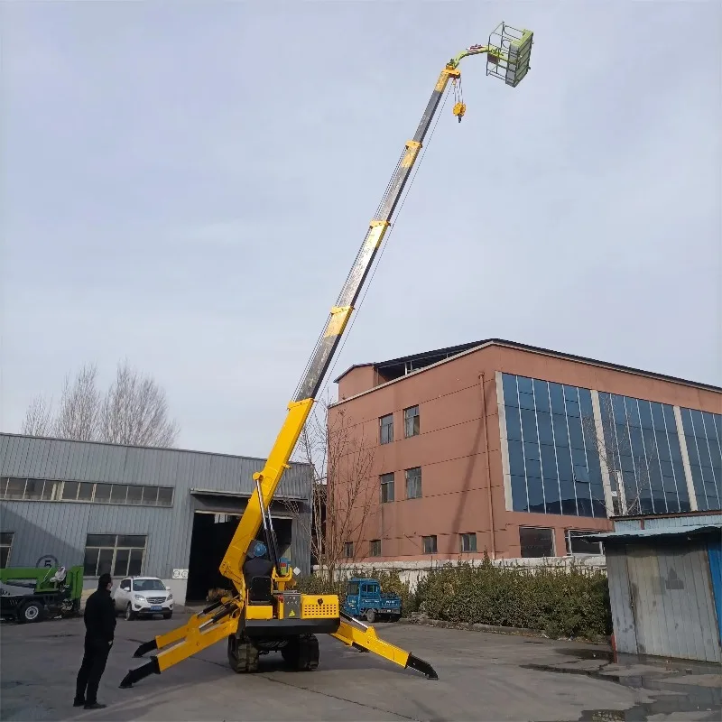 Compact Lift Spider Crane 1.2ton Mini Spider Crawler Lightweight Narrow Design Perfect for Indoor Renovation and Warehouse Use