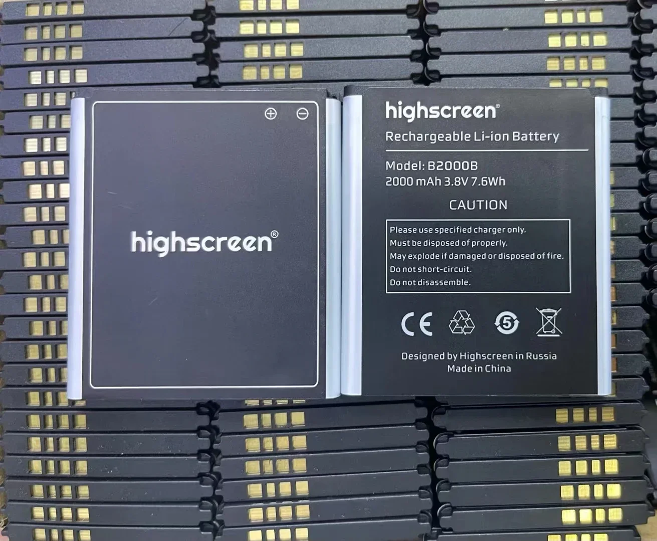 بطارية B2000B عالية الجودة بقدرة 2000 مللي أمبير في الساعة لهاتف Highscreen WinWin win B2000B بطارية الهاتف المحمول