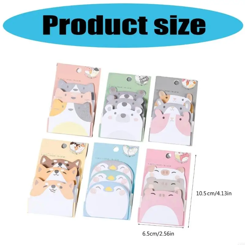 Cartoon Animal Notes Pad 270 folhas note