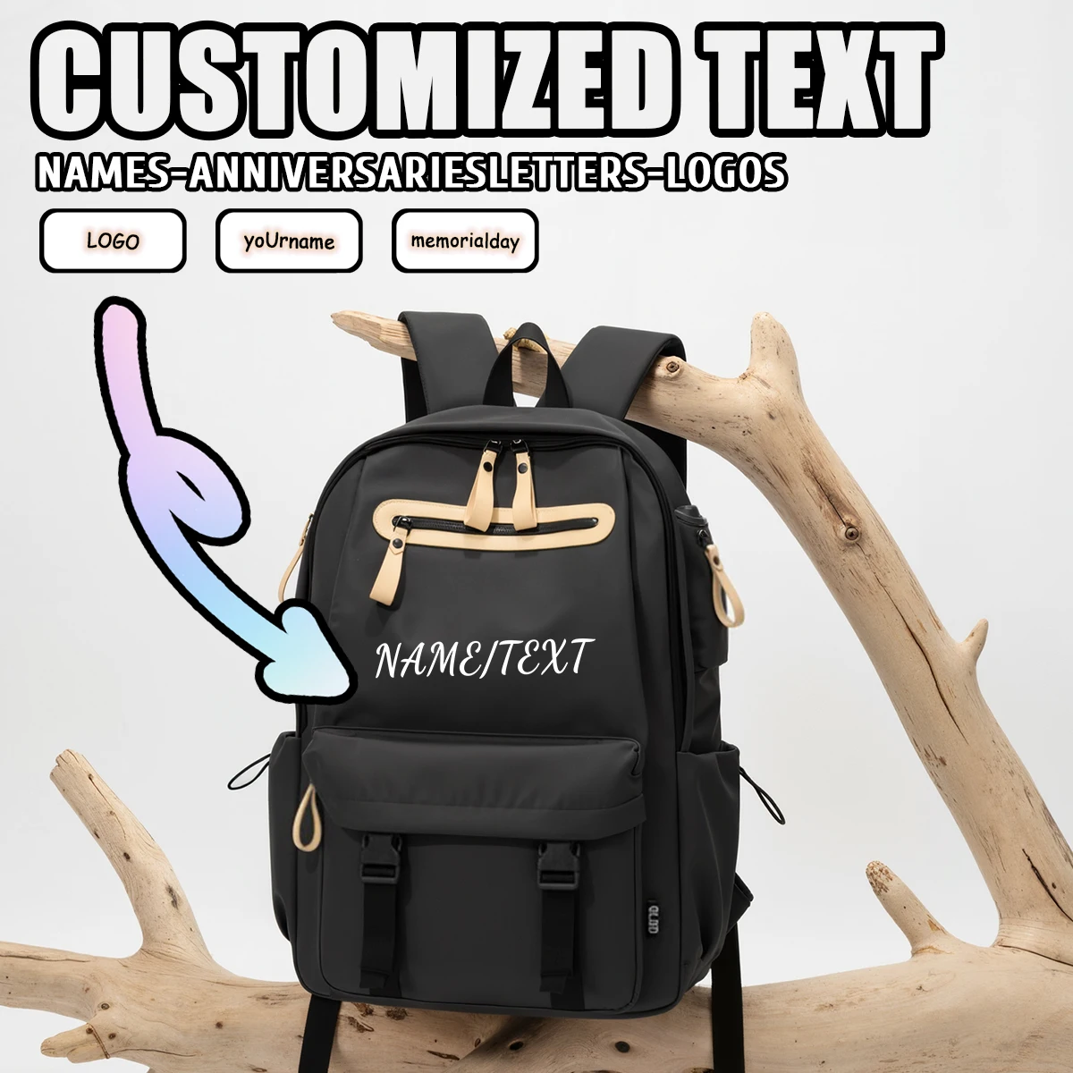 Zaino personalizzato di fascia alta con logo studentesse delle scuole medie inferiori zaino leggero maschile personalizzato fai da te