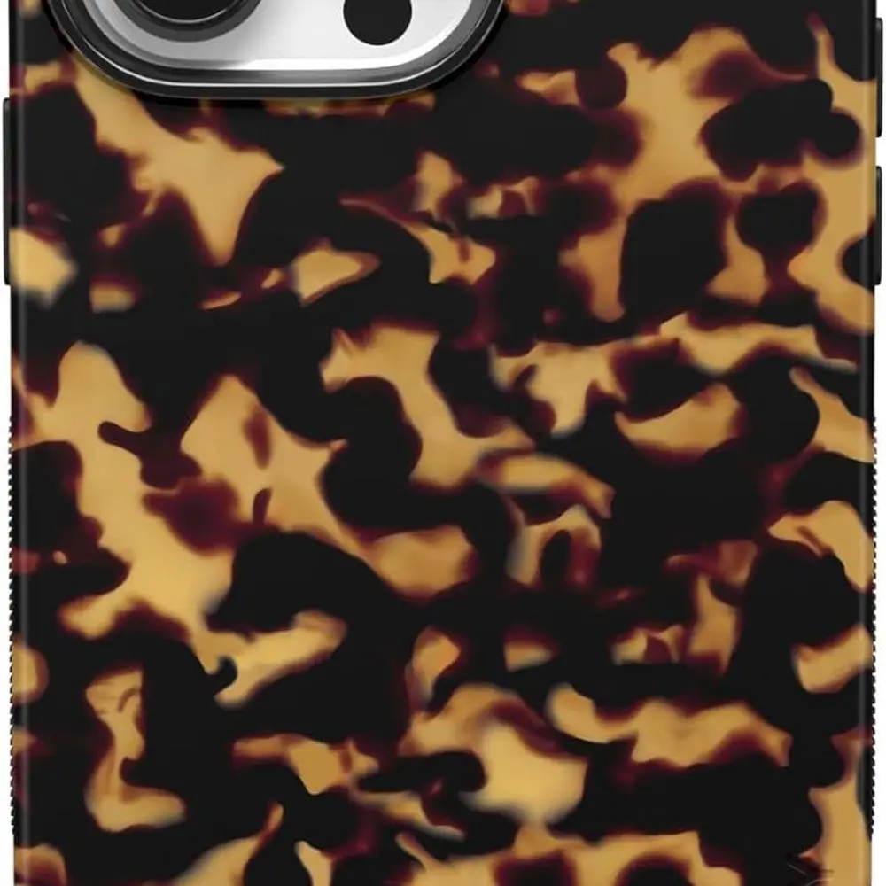 

Противоударный чехол для iPhone 14 Pro Max с черепаховым узором, совместимый с MagSafe и смелой защитой