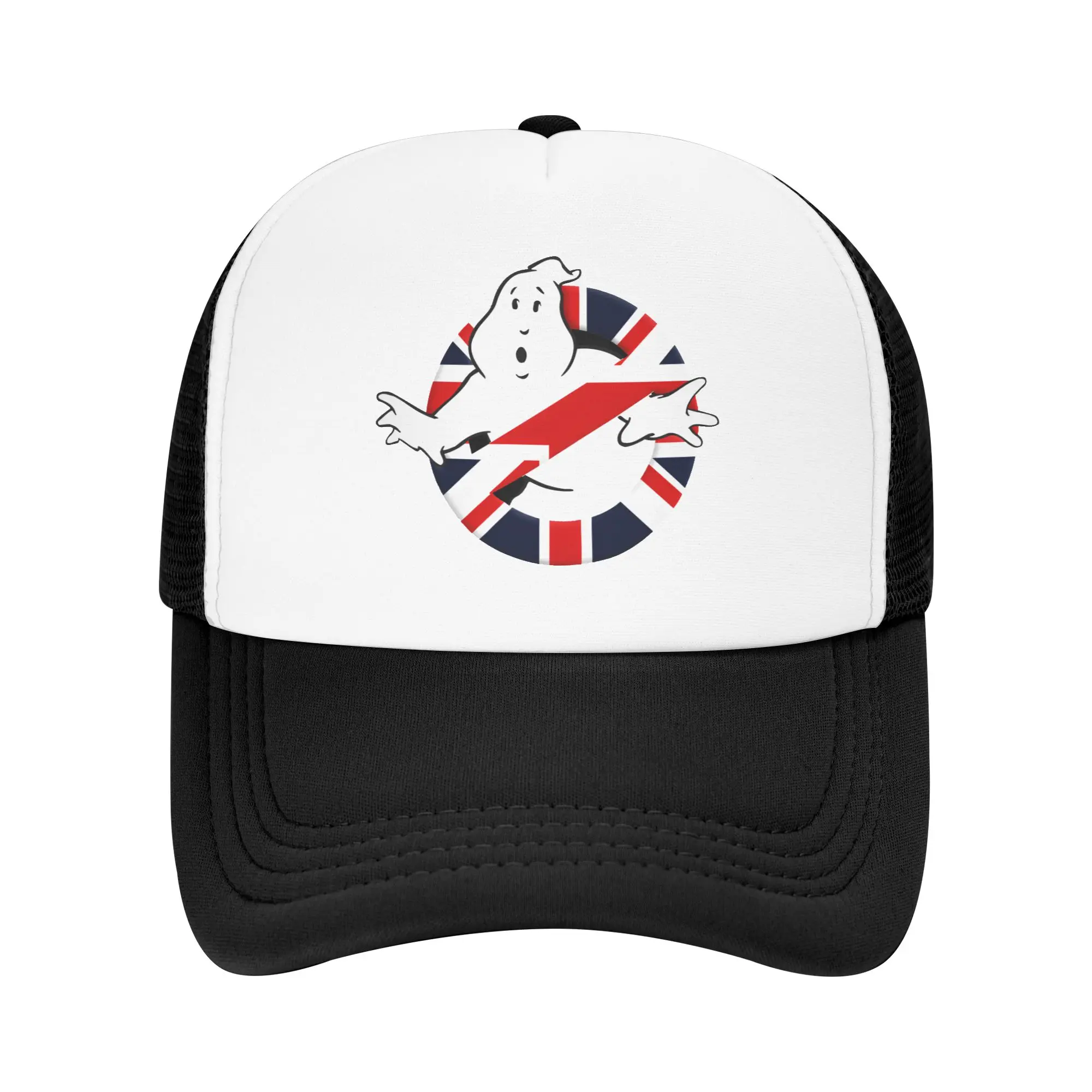 Ghostbuster Monster Movie  Trucker Hats Adult Ghost Busters Hat Trucker Cap Sports Cap Breathable Polyester Mesh Baseball Caps