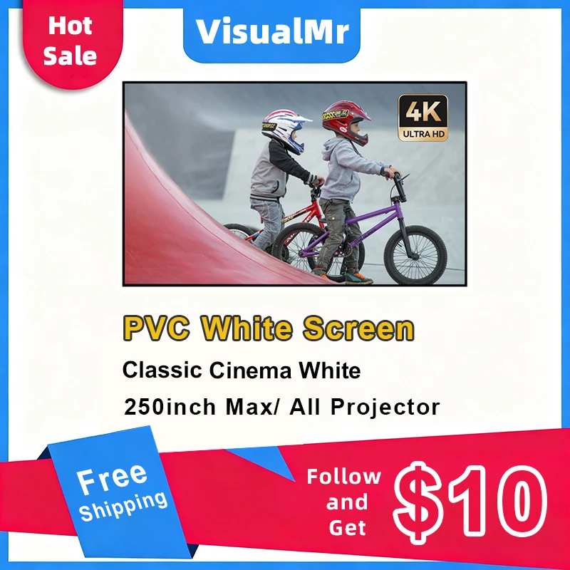 

2024 Премиум кинотеатр матовый белый UHD проекционный экран 60-250 дюймов фиксированная рамка 1 см узкая рамка 4K 8K проекторы для домашнего кинотеатра