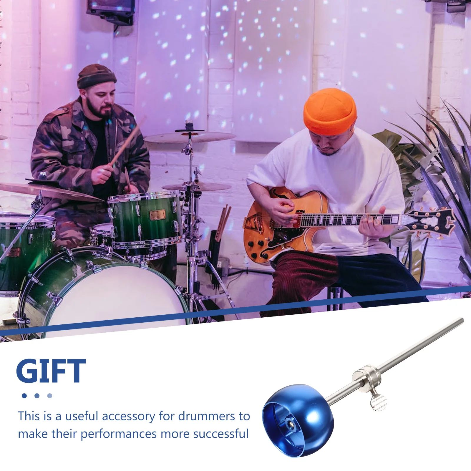 

Adjustable Alloy Hammer Steel Handle Fast Response Bass Kick Jazz Percussion Instrument Accessories Replace Part Drum Foot Pedal