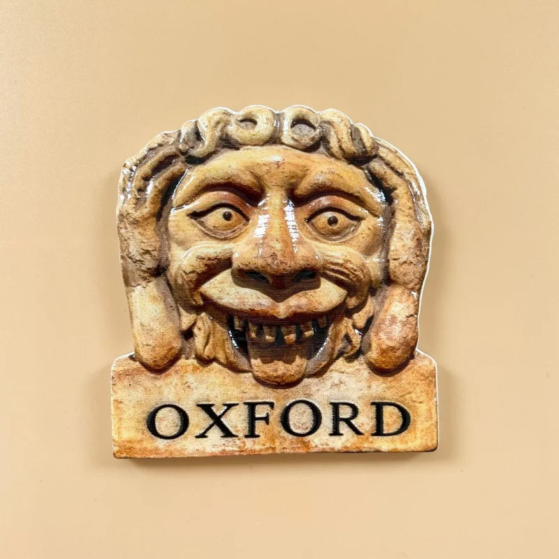 

Oxford Tourist Souvenirs Weird Stone Statue Three-Dimensional Refrigerator Magnet retro Personalized Home Creative Decoration Ma