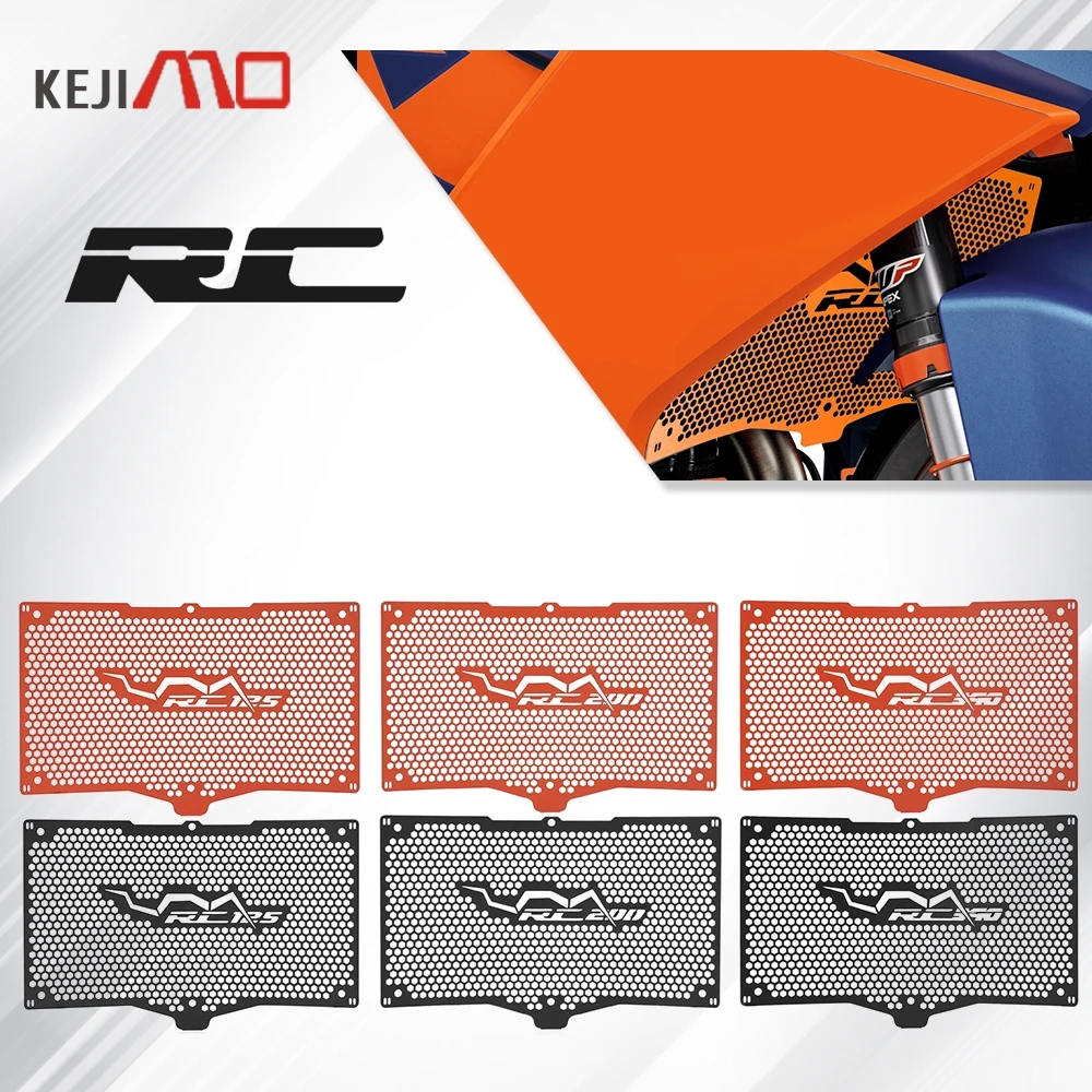 

Motorcycle Accessories Radiator Guard Protection Grille Cover Protector For RC 125 200 390 RC125 RC200 RC390 2022 2023 2024 2025
