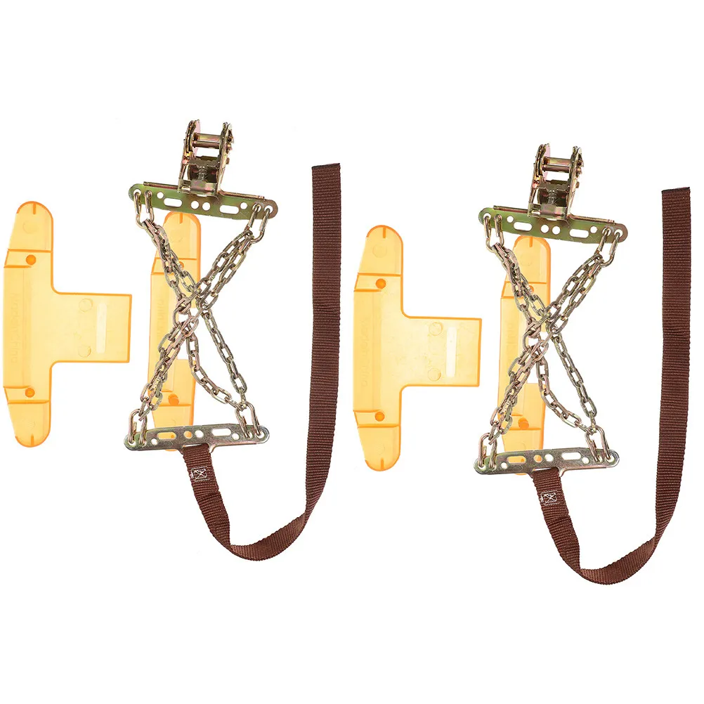 2Pcs Winter Tire Chains Car Tire Chain Anti-Skid Snow Chains for Cars Trucks Safe Driving on Snowy Roads Car Tyre Chain