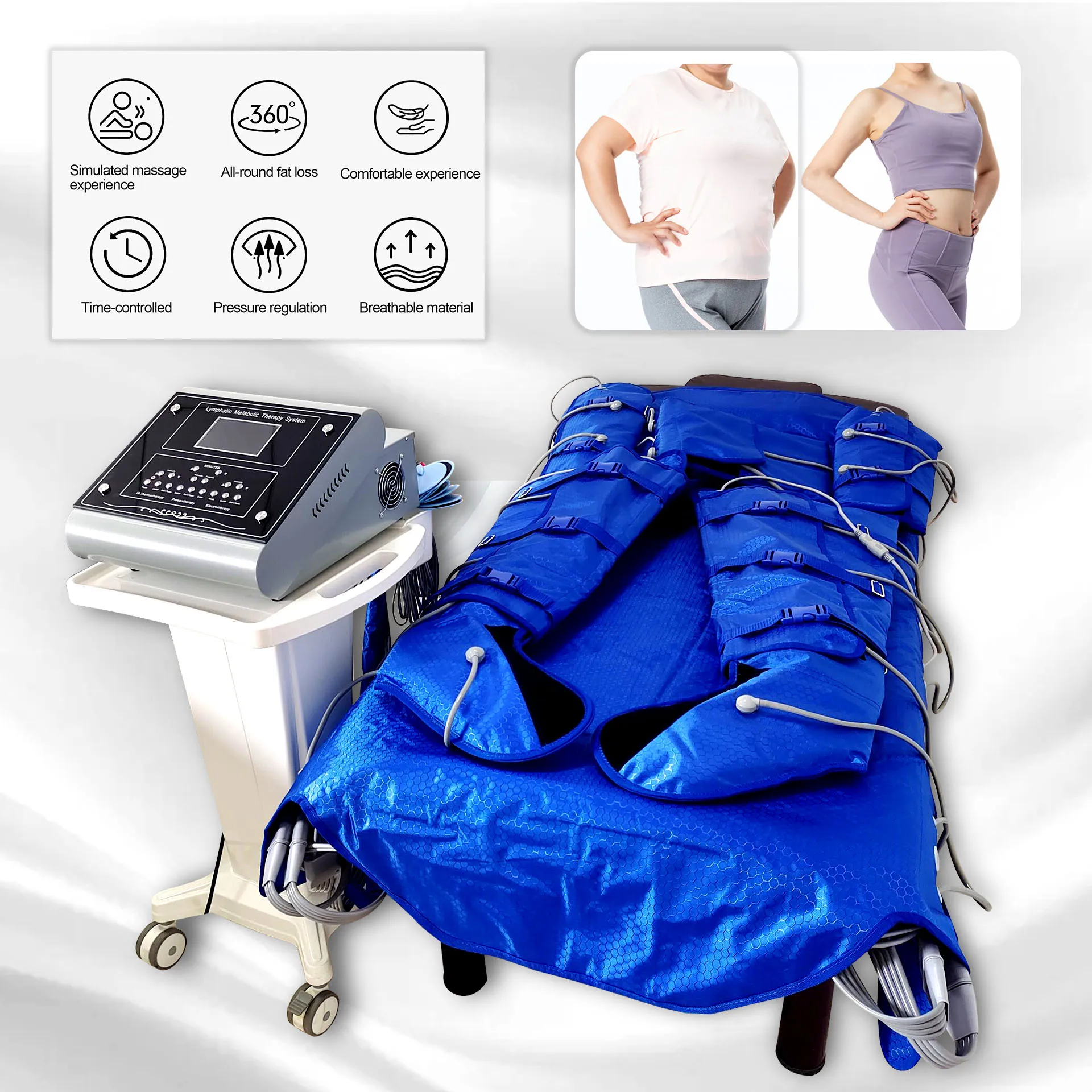 

Аппарат прессотерапии 3 в 1 с электрической стимуляцией