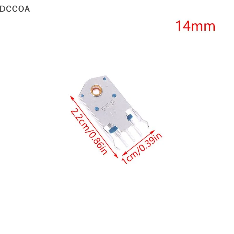 1 Buah Encoder Roda Putar Mouse Logam 1.74mm Lubang 20-40g TTC Decoder Anti Debu Perak 8/9/10/11/12/13/14/15/16mm