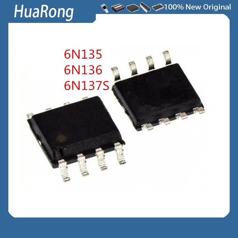 10PCS/LOT       6N135     6N136     6N137S       SOP8