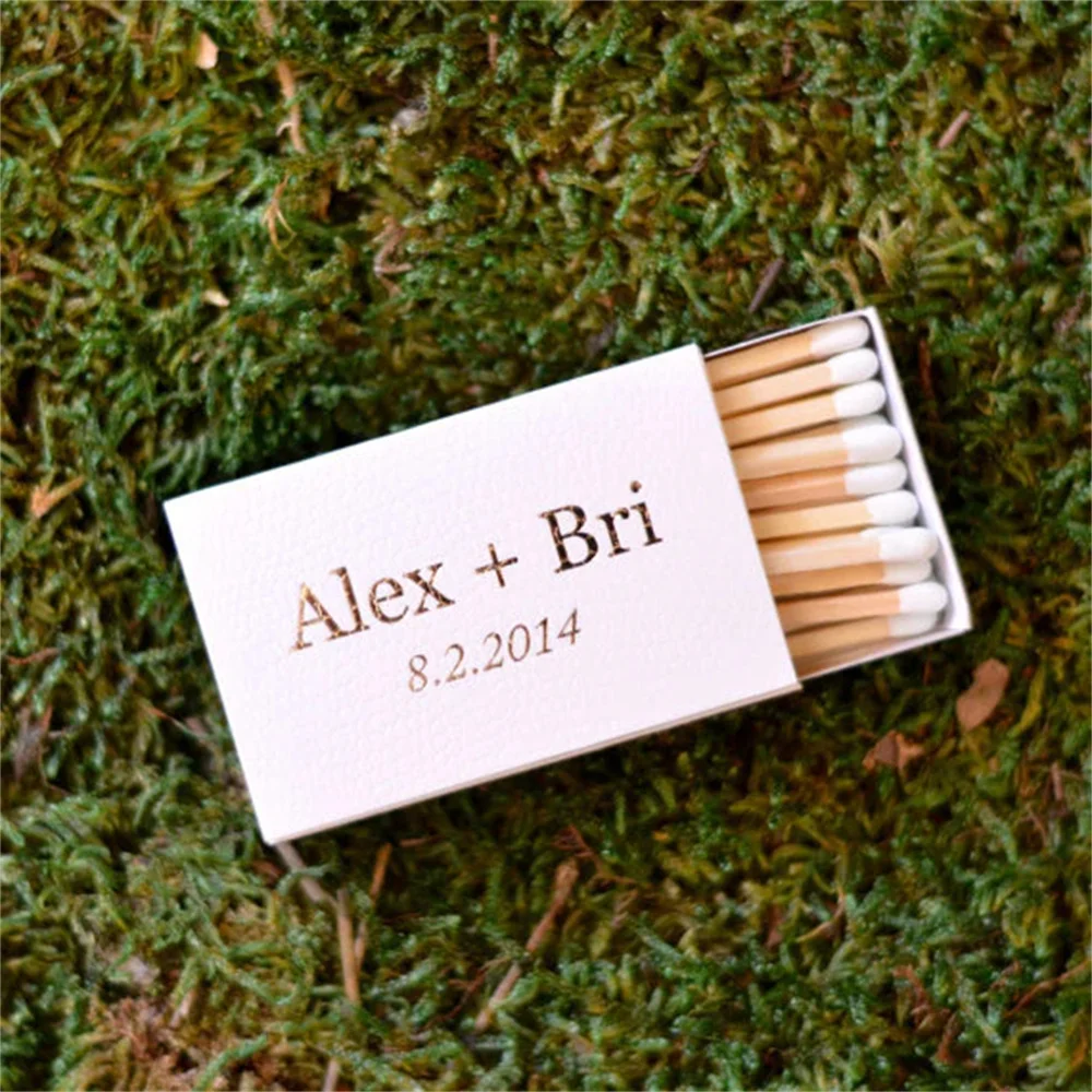 

PERSONALIZED WEDDING MATCHBOX FAVORS