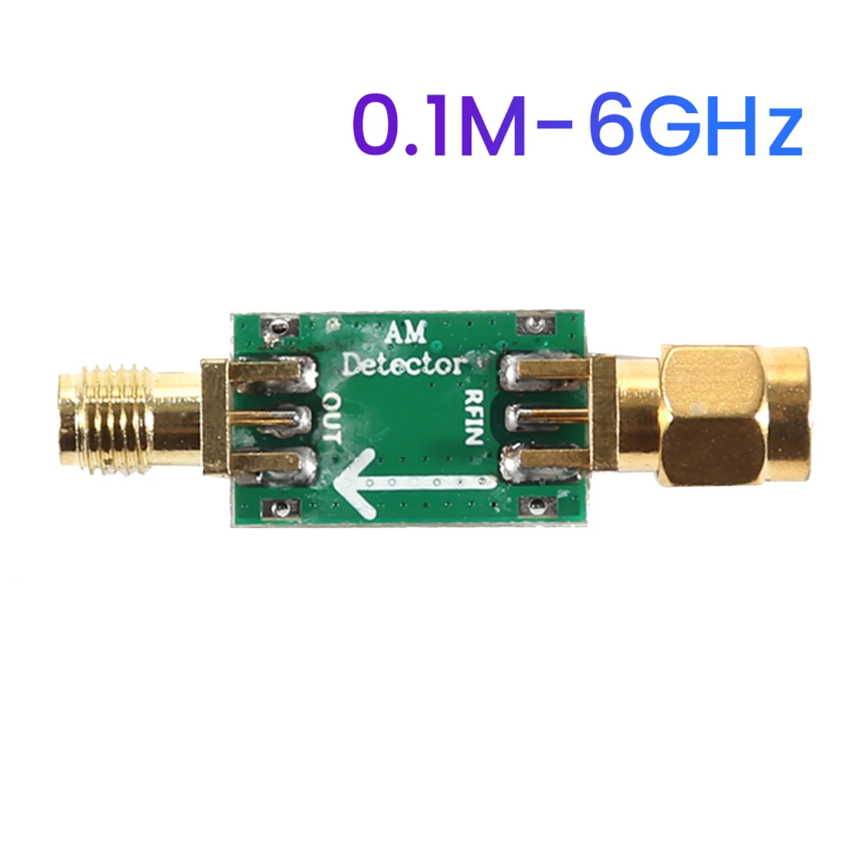 Módulo rf a93p 0.1m-6ghz am envelope detector de amplitude módulo multifuncional de detecção de sinal de descarga