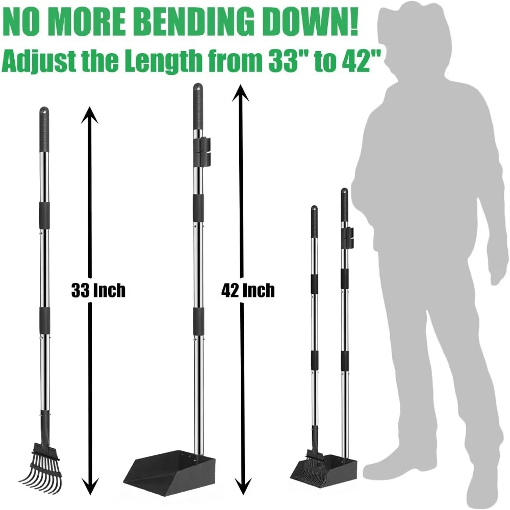 حاوية نفايات كبيرة للكلاب في الهواء الطلق بسعة 20 لتر وصندوق داخلي قابل للإزالة لسهولة التنظيف #5