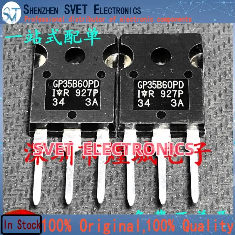 10PCS-50PCS  GP35B60PD IRGP35B60PD  TO-247 600V 34A  Original In Stock Fast shipping