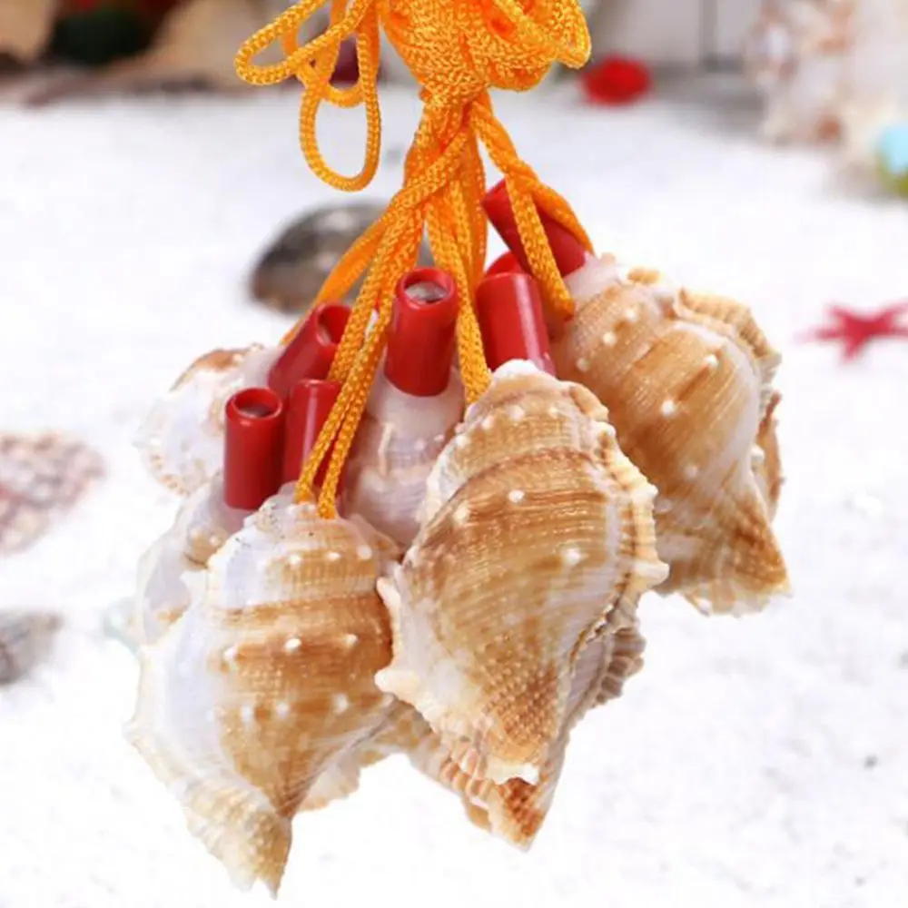 Necklace Accessories Birthday Souvenirs Natural Kids Shipping Shell Horn Survival Tool Conch  Whistle Toys Gift