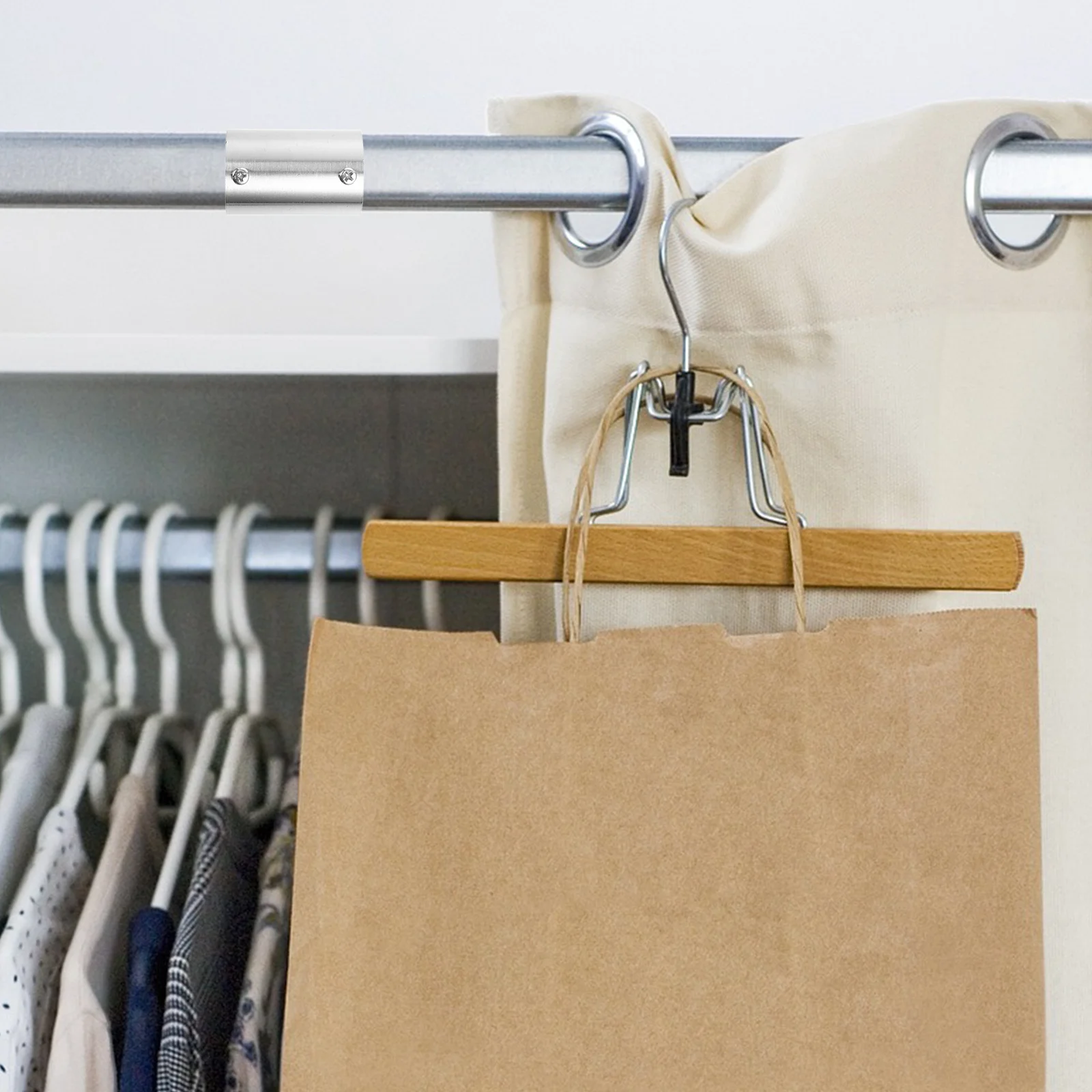 

4Pcs Stainless Steel Straight Pipe Fitting Easy Connection Handrail Railing Tube Connector Versatile Design Precision Machining